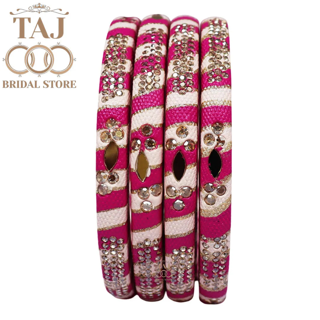 Traditional Indian bangles with a modern twist (Set of 2)