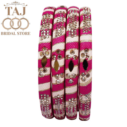 Traditional Indian bangles with a modern twist (Set of 2)