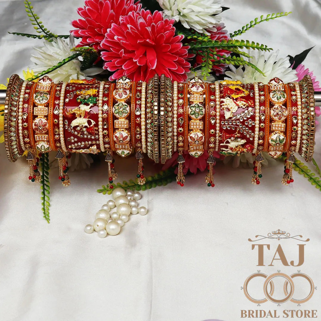 Wedding Bangles Set in Latest Doli Barat Design