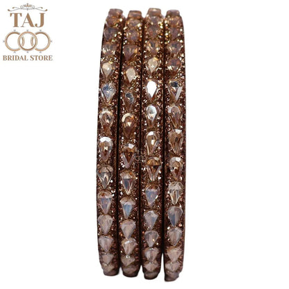 Pure Lac Bangles For Women With Best Kundan Design