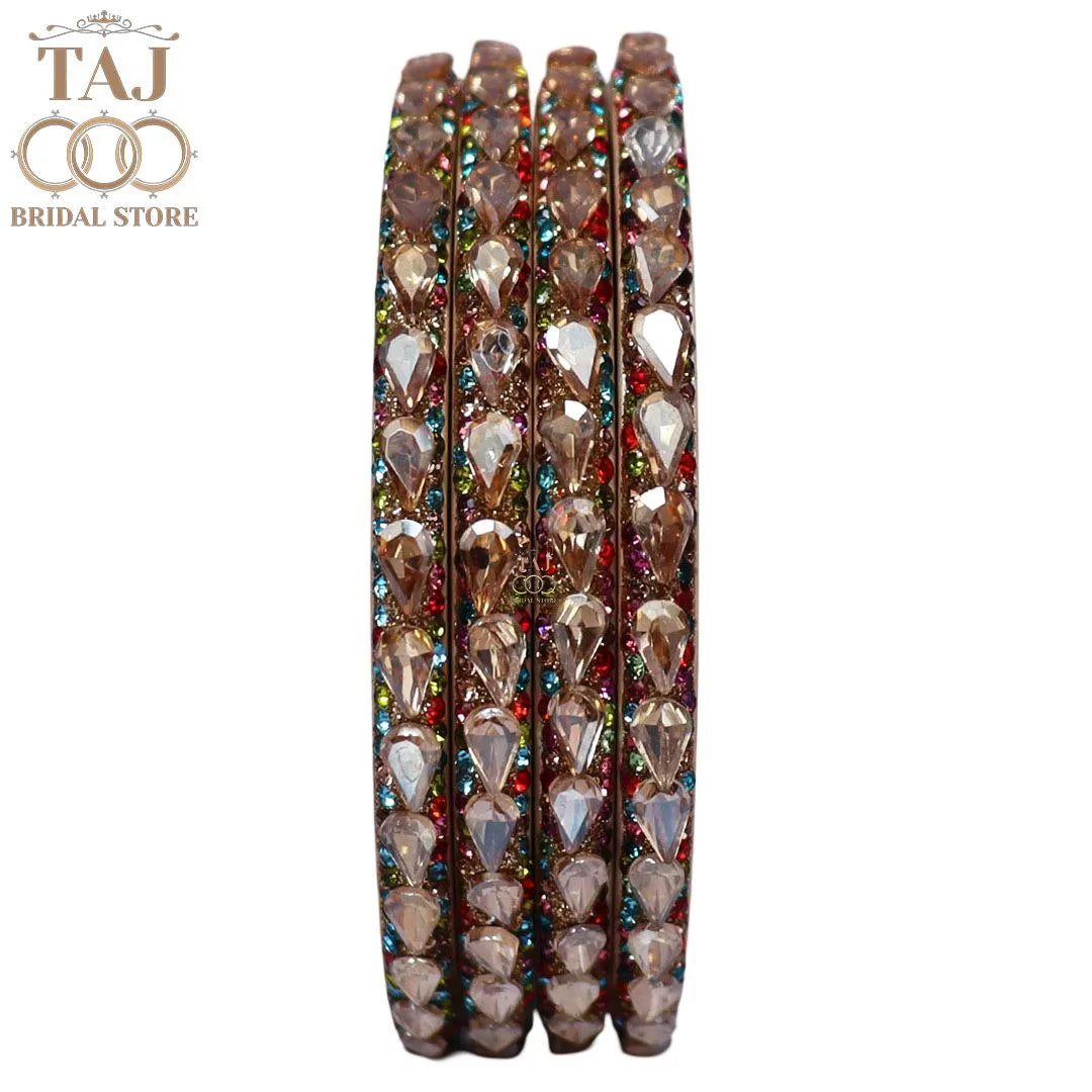 Pure Lac Bangles For Women With Best Kundan Design