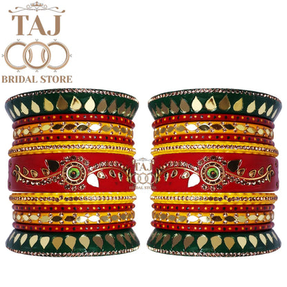 Wedding Chura Multi Color Lac Bangles For Wedding