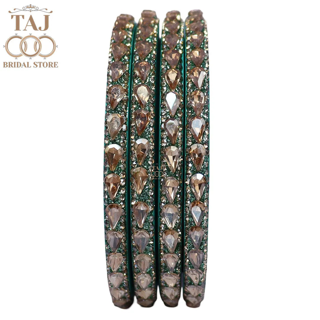 Pure Lac Bangles For Women With Best Kundan Design