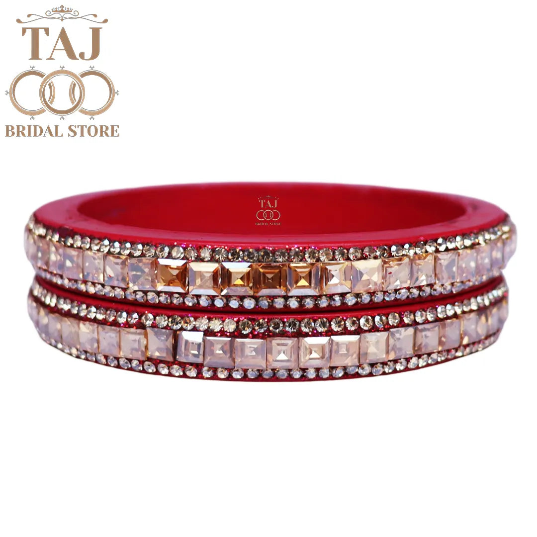 Rajasthani Kundan Lac Kada Bangles with Best Kundan Design