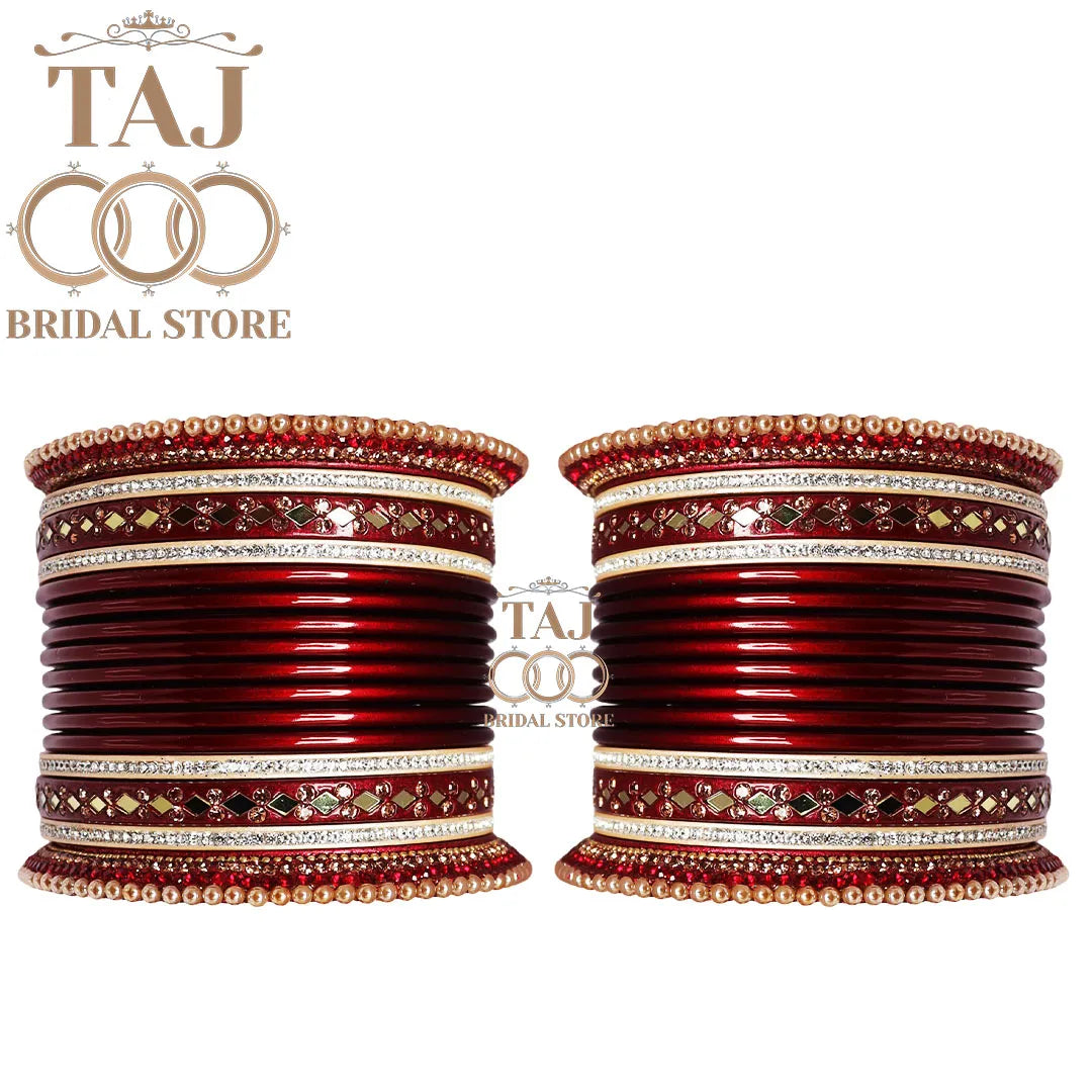 Bridal Chura Lac Bangle Set for Bride