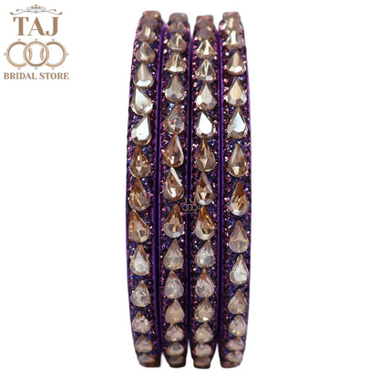 Pure Lac Bangles For Women With Best Kundan Design