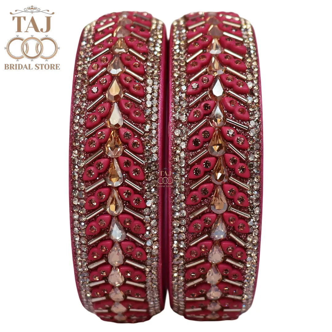 Jaipuri Fancy Lac Kada Bangles in Latest Kundan Design