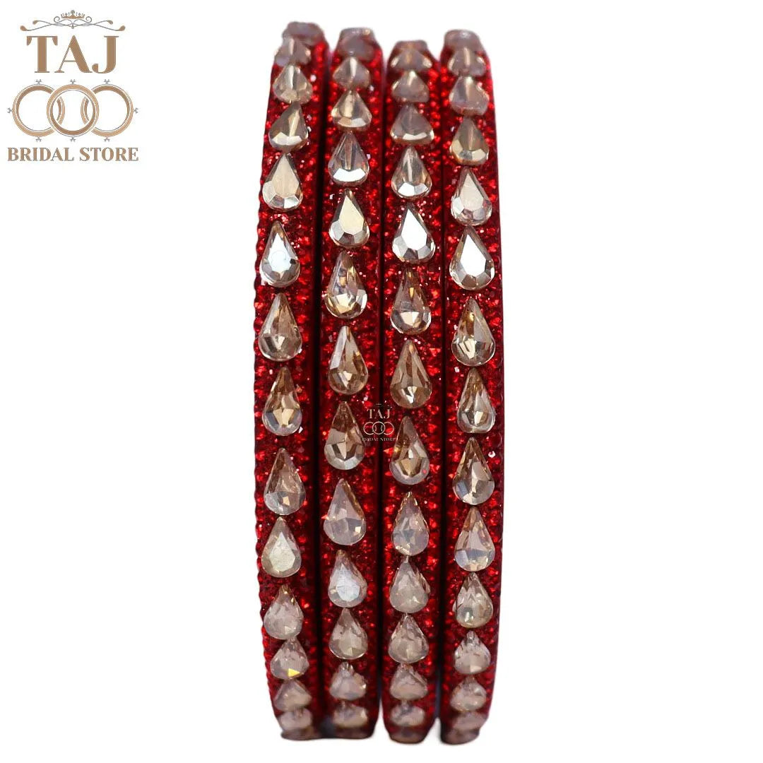 Pure Lac Bangles For Women With Best Kundan Design