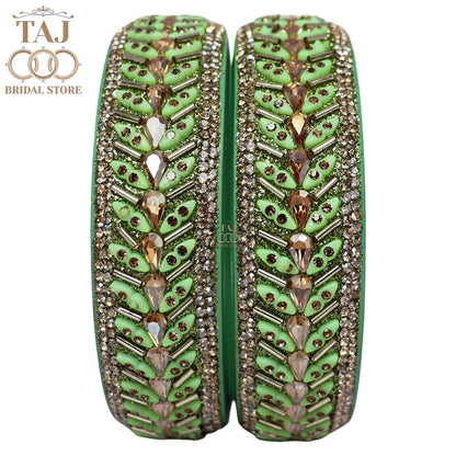 Jaipuri Fancy Lac Kada Bangles in Latest Kundan Design