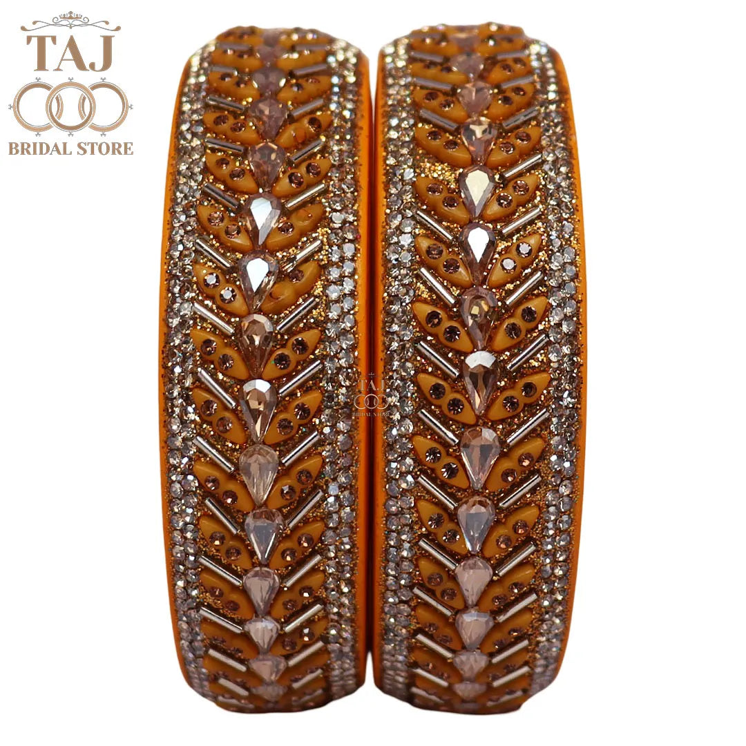 Jaipuri Fancy Lac Kada Bangles in Latest Kundan Design