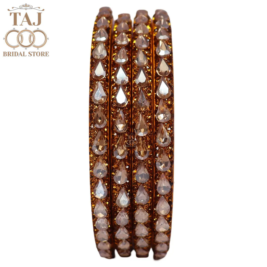 Pure Lac Bangles For Women With Best Kundan Design