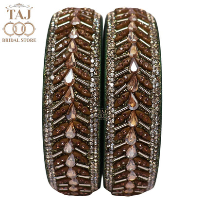 Jaipuri Fancy Lac Kada Bangles in Latest Kundan Design