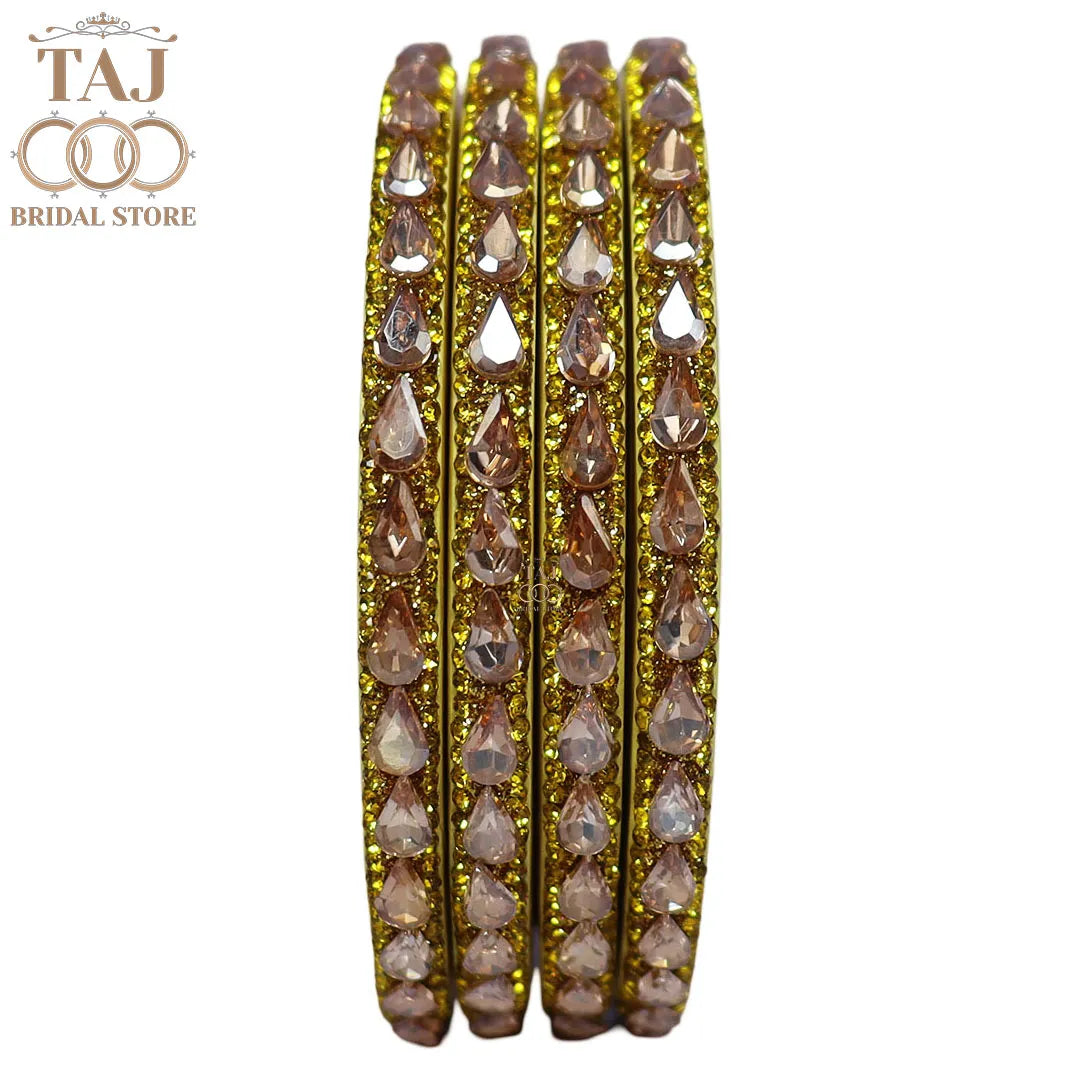 Pure Lac Bangles For Women With Best Kundan Design