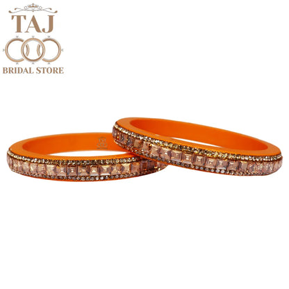 Rajasthani Kundan Lac Kada Bangles with Best Kundan Design