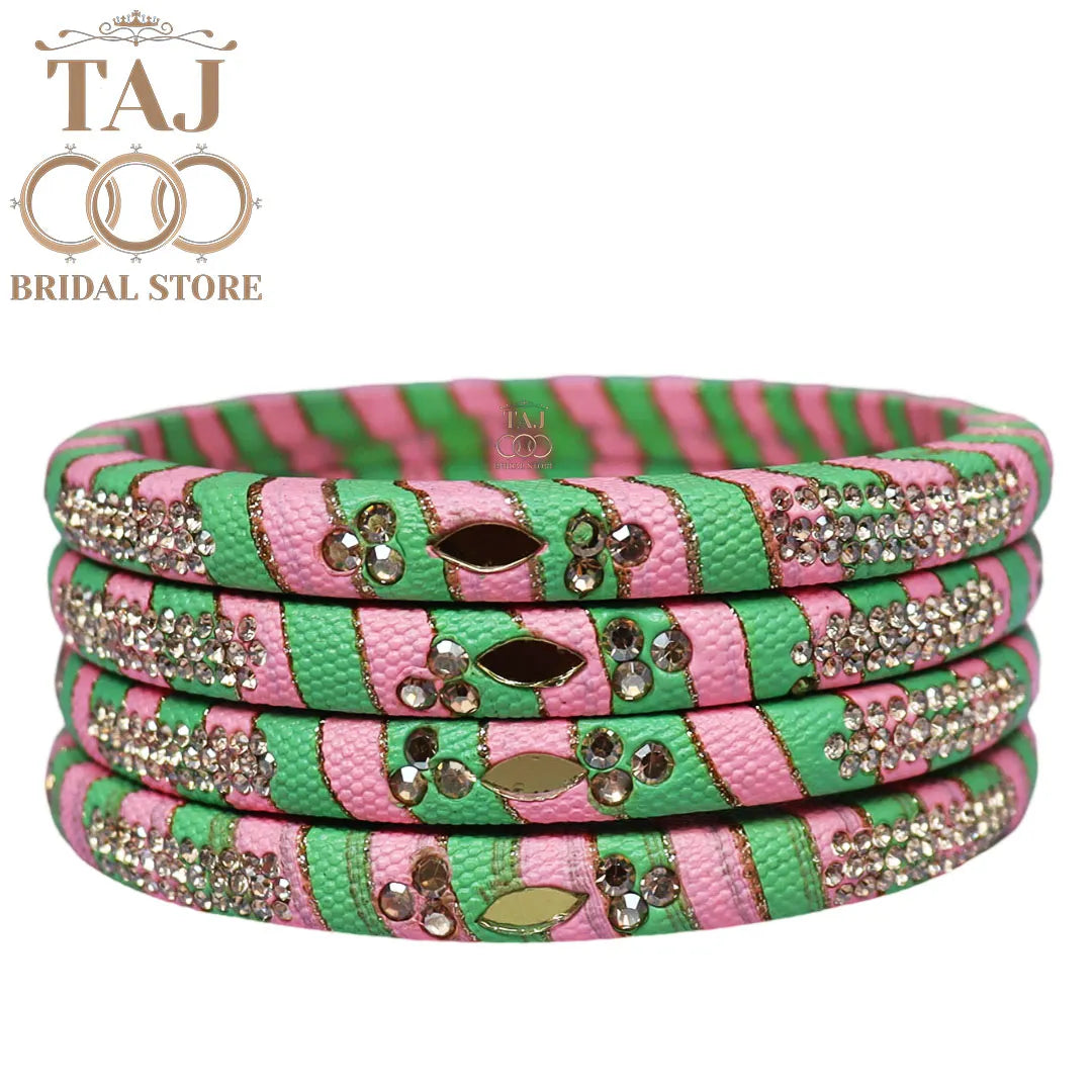 Traditional Indian bangles with a modern twist (Set of 2)