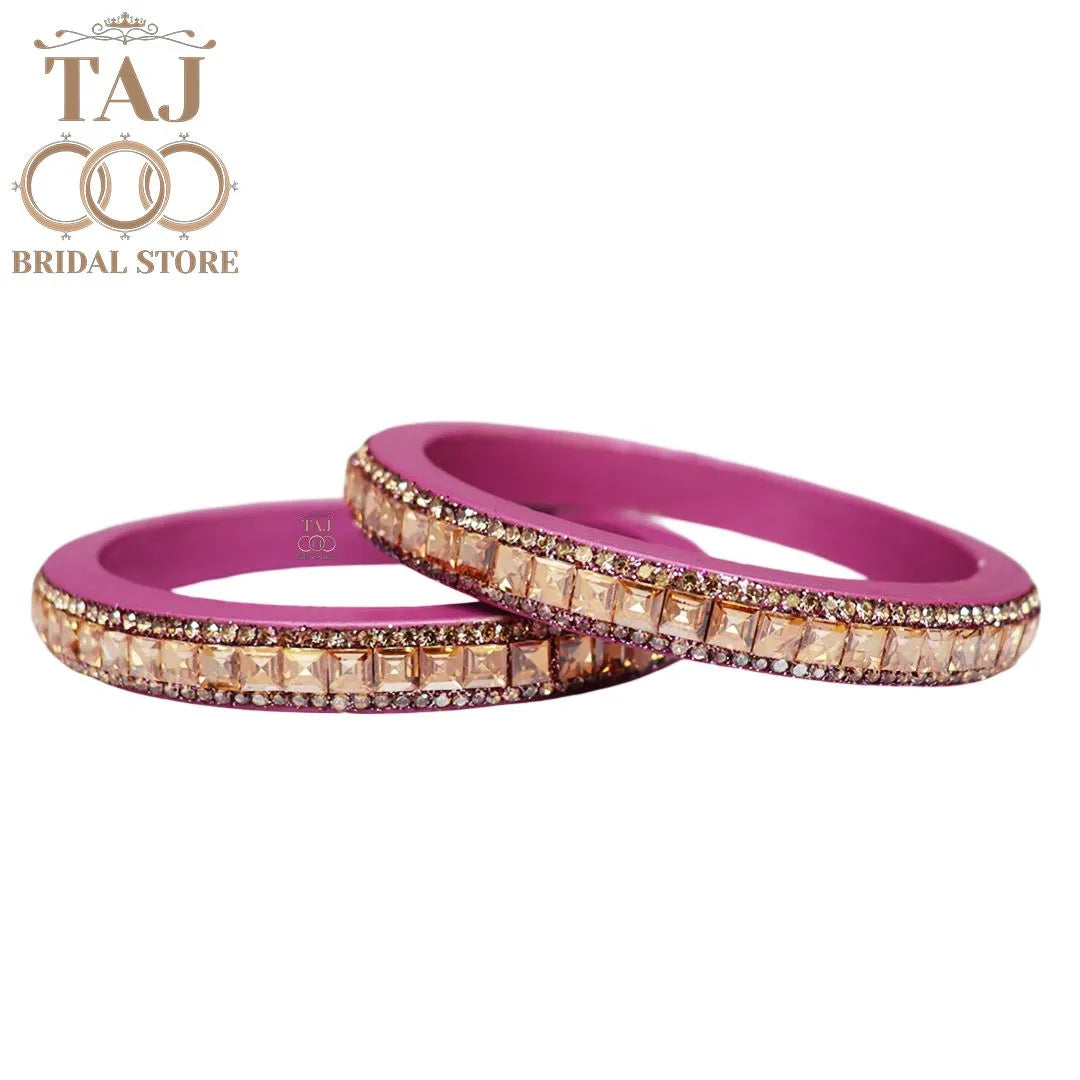 Rajasthani Kundan Lac Kada Bangles with Best Kundan Design