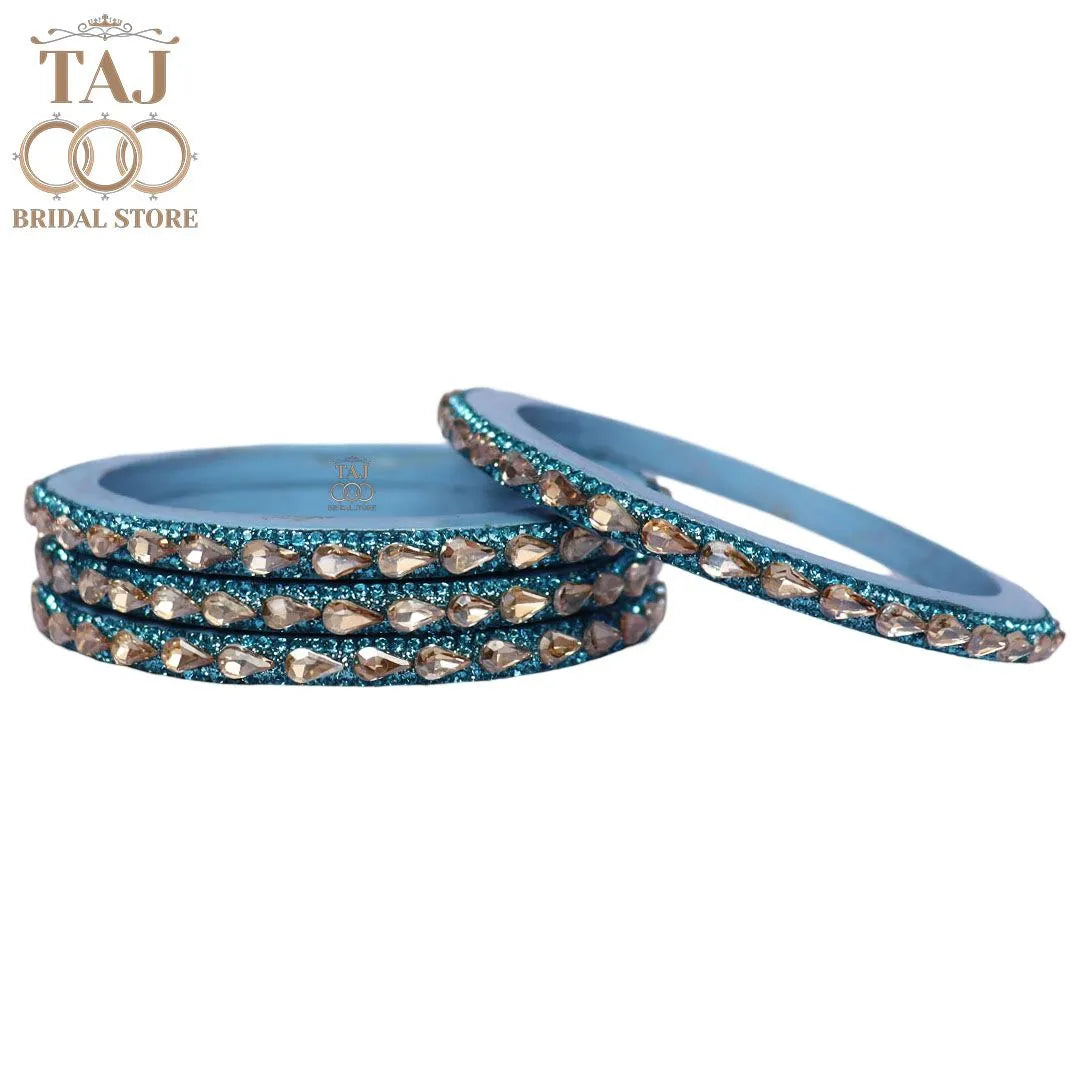Pure Lac Bangles For Women With Best Kundan Design