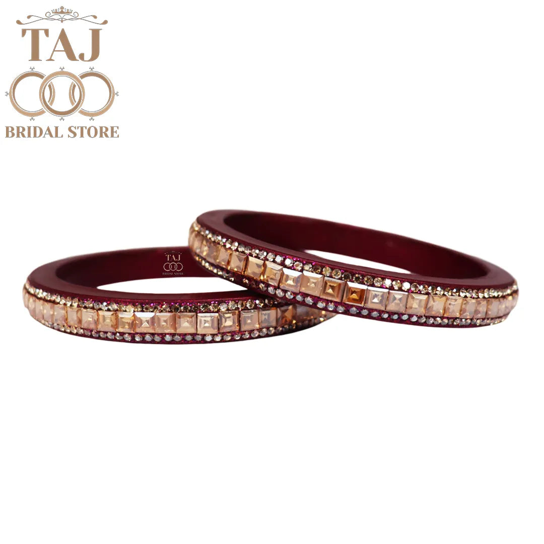 Rajasthani Kundan Lac Kada Bangles with Best Kundan Design