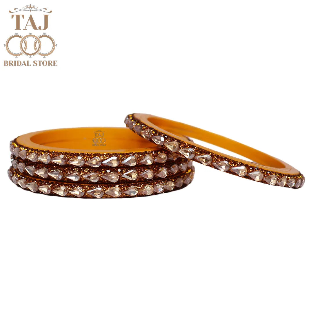 Pure Lac Bangles For Women With Best Kundan Design