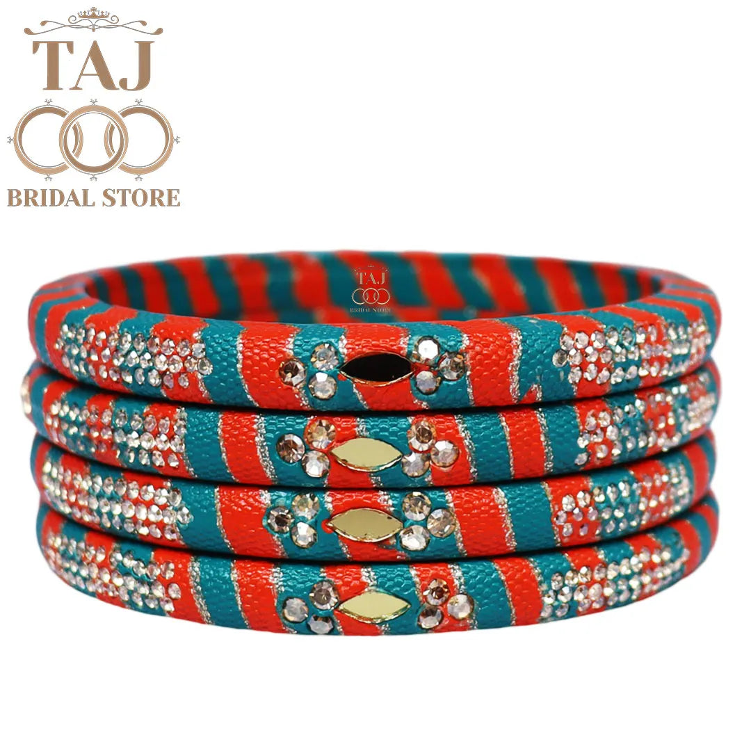 Traditional Indian bangles with a modern twist (Set of 2)