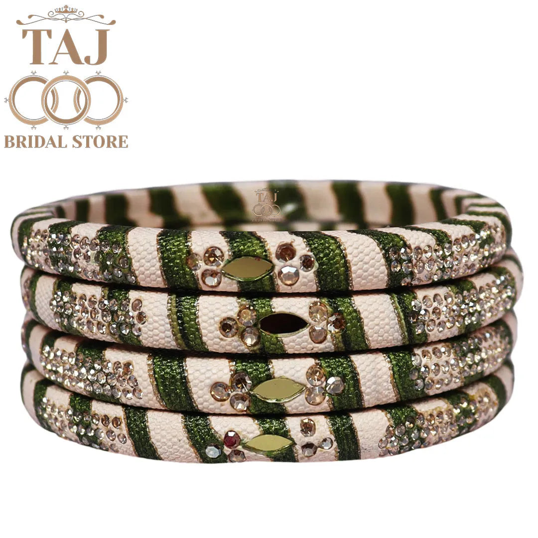 Traditional Indian bangles with a modern twist (Set of 2)