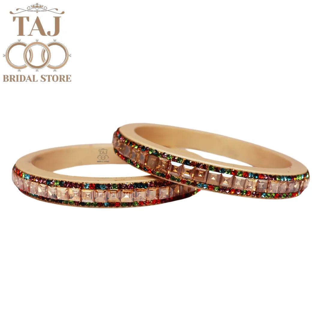 Rajasthani Kundan Lac Kada Bangles with Best Kundan Design