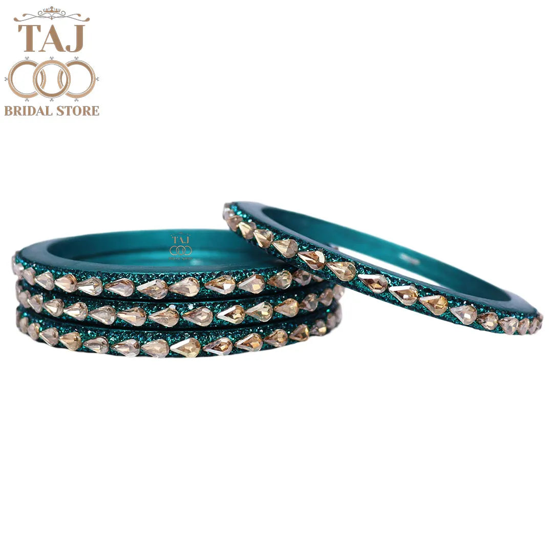Pure Lac Bangles For Women With Best Kundan Design
