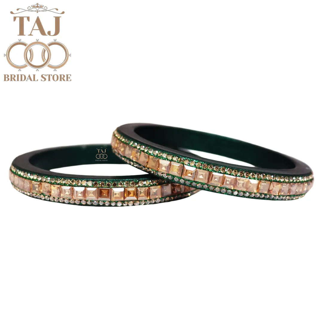 Rajasthani Kundan Lac Kada Bangles with Best Kundan Design