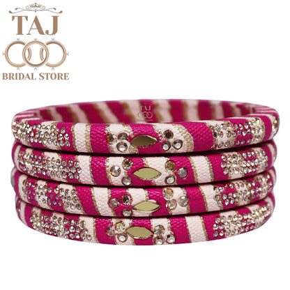 Traditional Indian bangles with a modern twist (Set of 2)