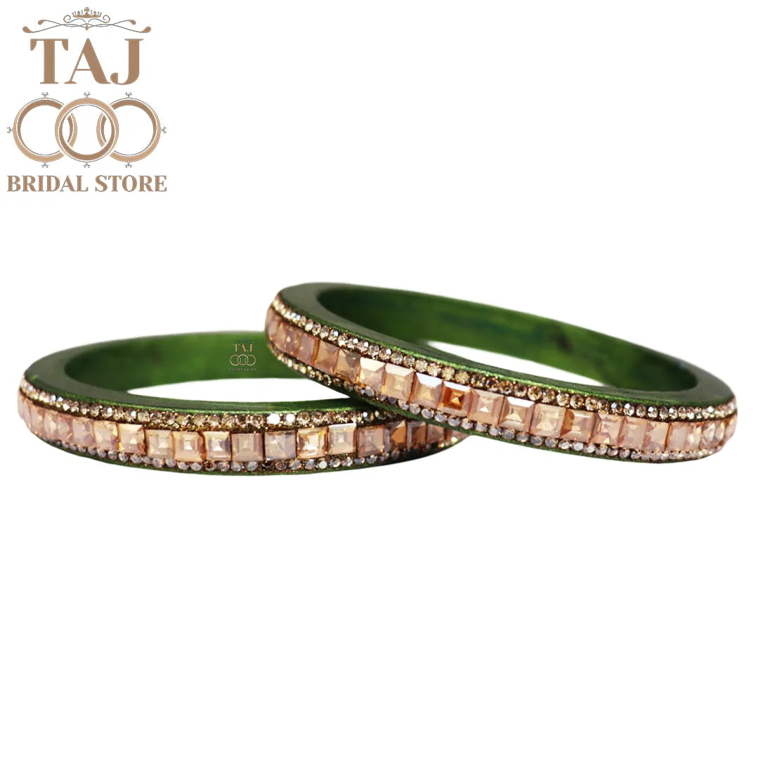 Rajasthani Kundan Lac Kada Bangles with Best Kundan Design