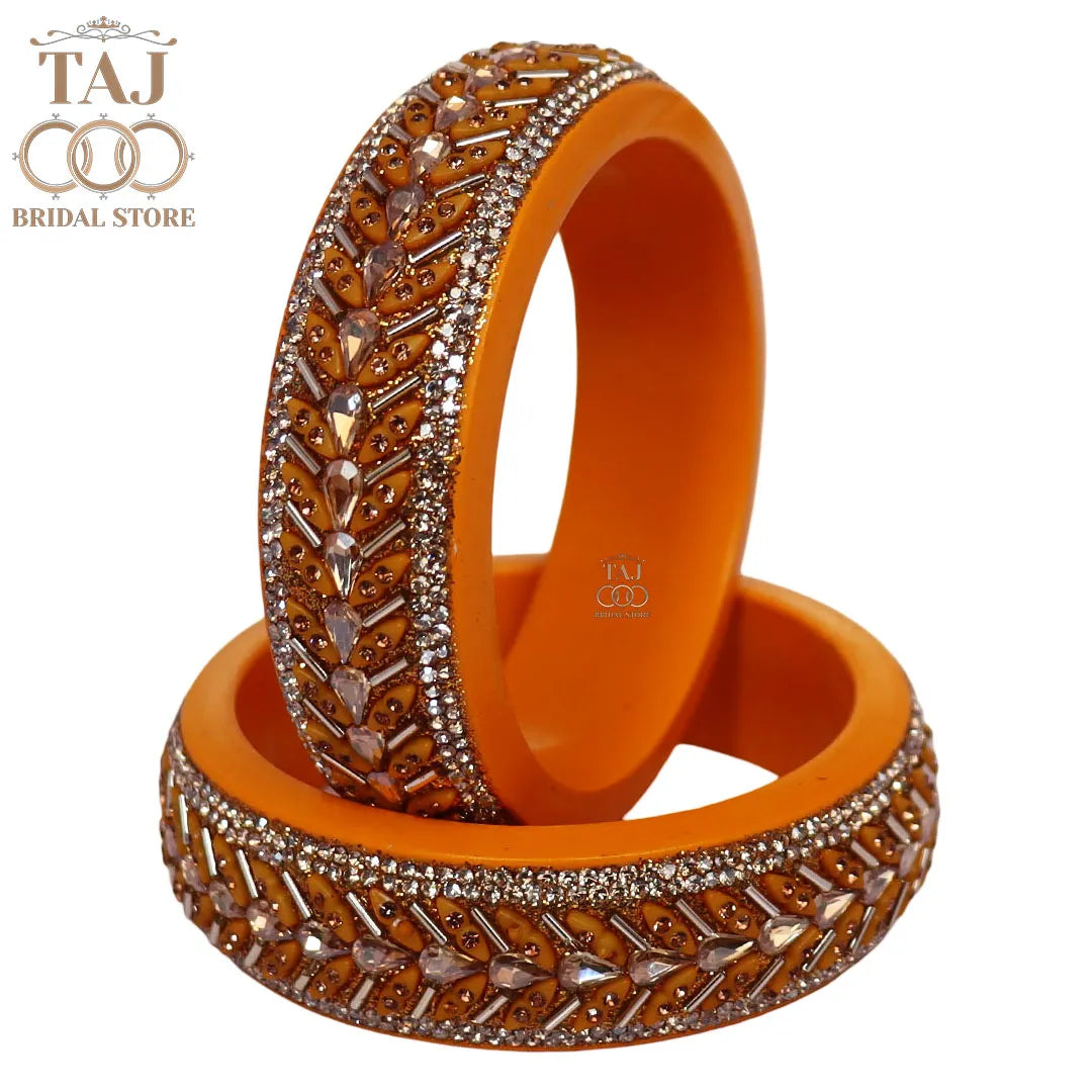 Jaipuri Fancy Lac Kada Bangles in Latest Kundan Design