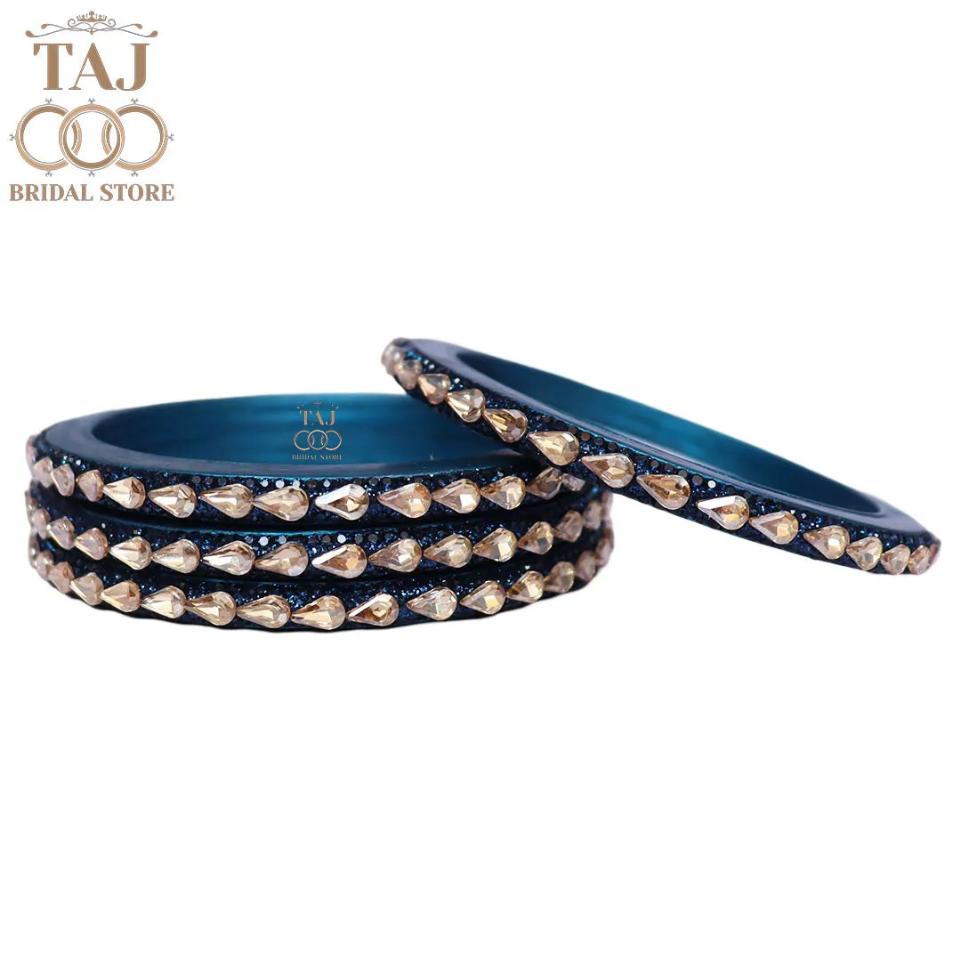Pure Lac Bangles For Women With Best Kundan Design