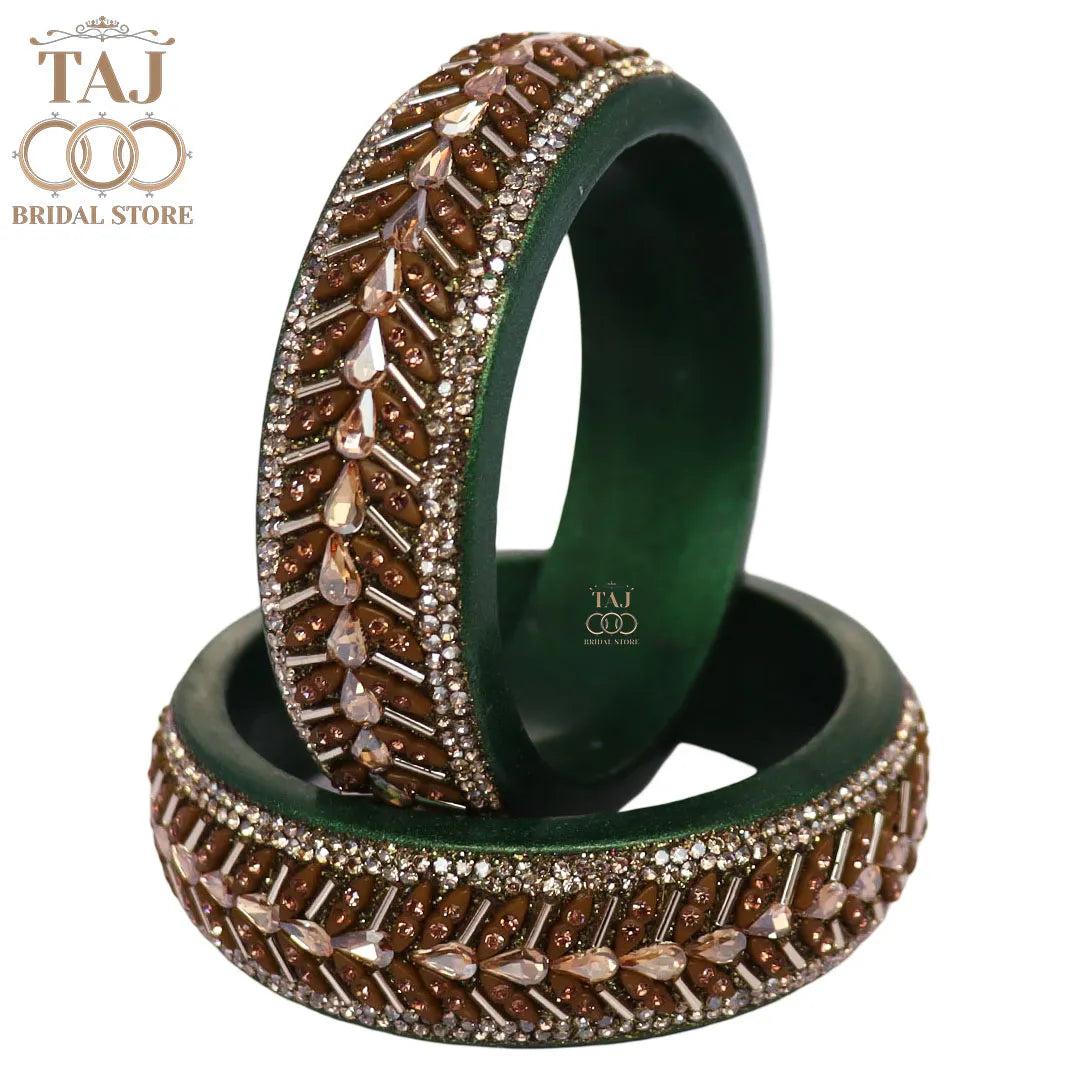 Jaipuri Fancy Lac Kada Bangles in Latest Kundan Design
