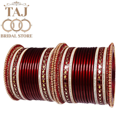 Bridal Chura Lac Bangle Set for Bride