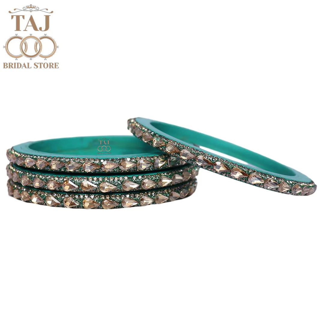 Pure Lac Bangles For Women With Best Kundan Design