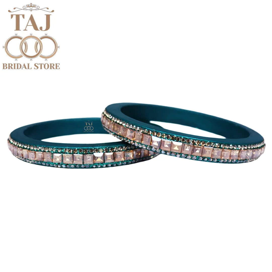 Rajasthani Kundan Lac Kada Bangles with Best Kundan Design