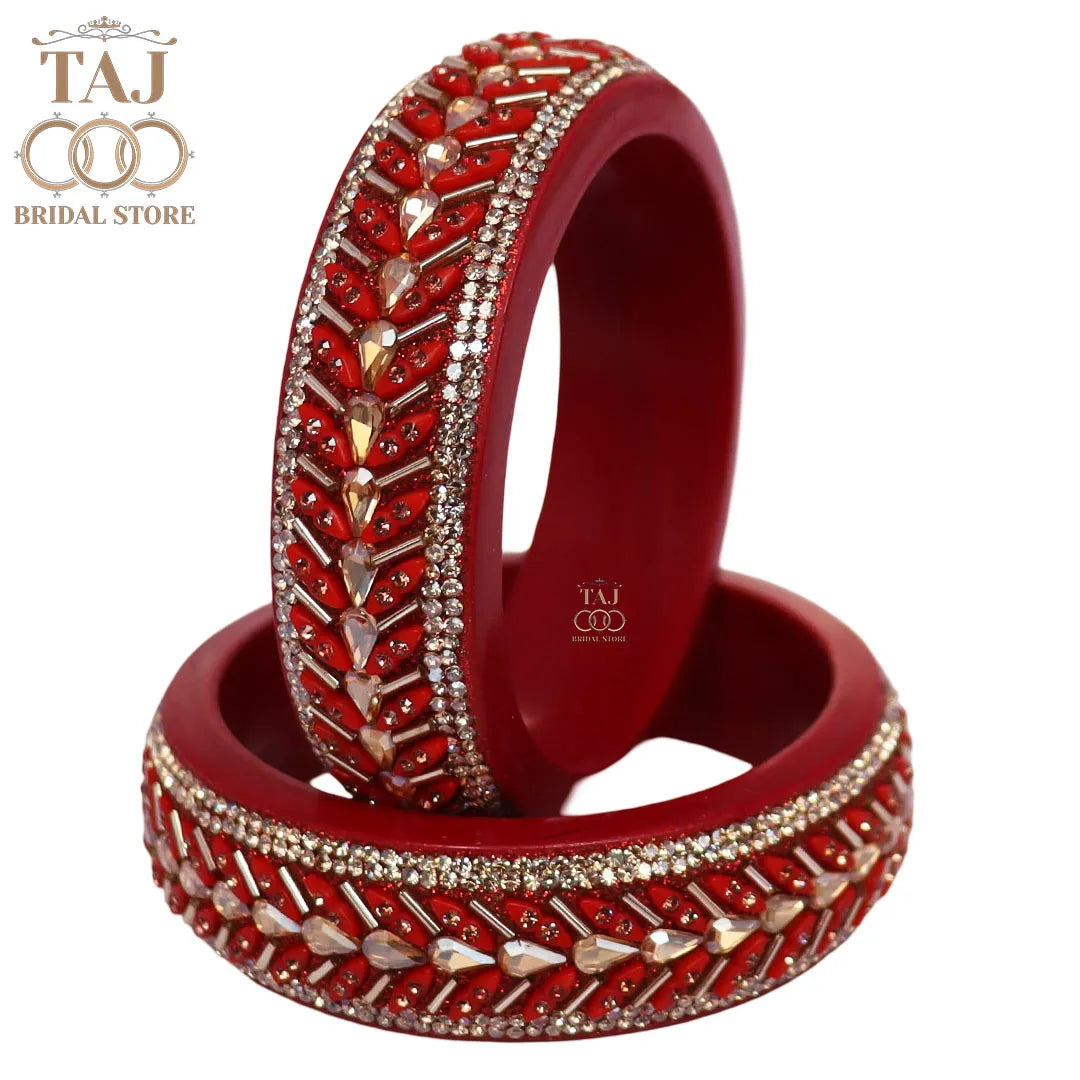 Jaipuri Fancy Lac Kada Bangles in Latest Kundan Design