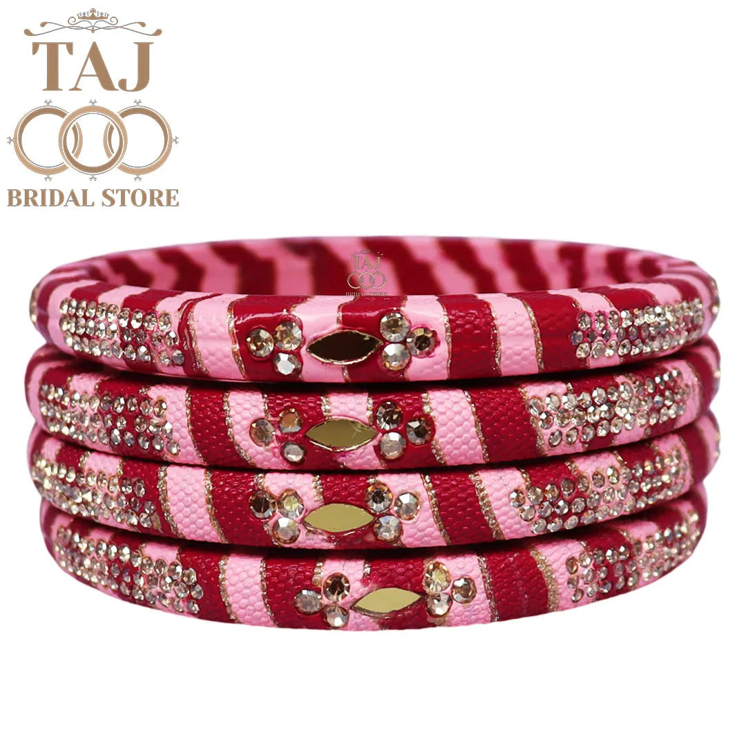 Traditional Indian bangles with a modern twist (Set of 2)