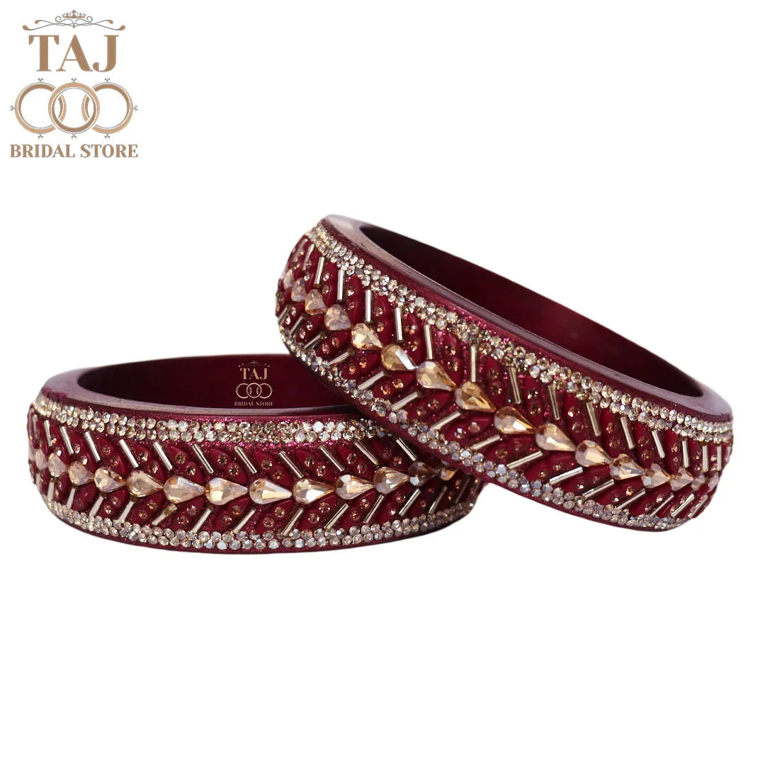 Jaipuri Fancy Lac Kada Bangles in Latest Kundan Design