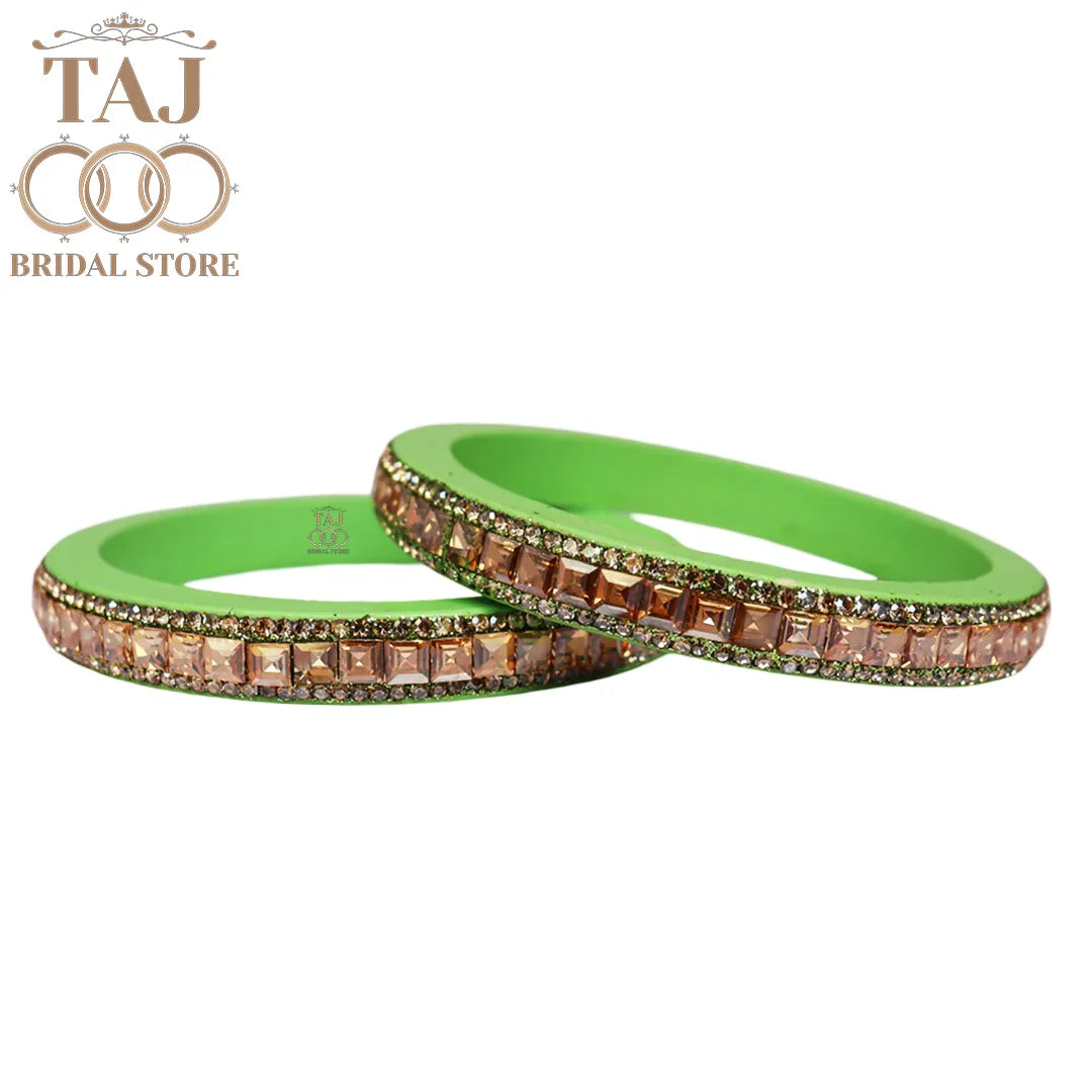 Rajasthani Kundan Lac Kada Bangles with Best Kundan Design