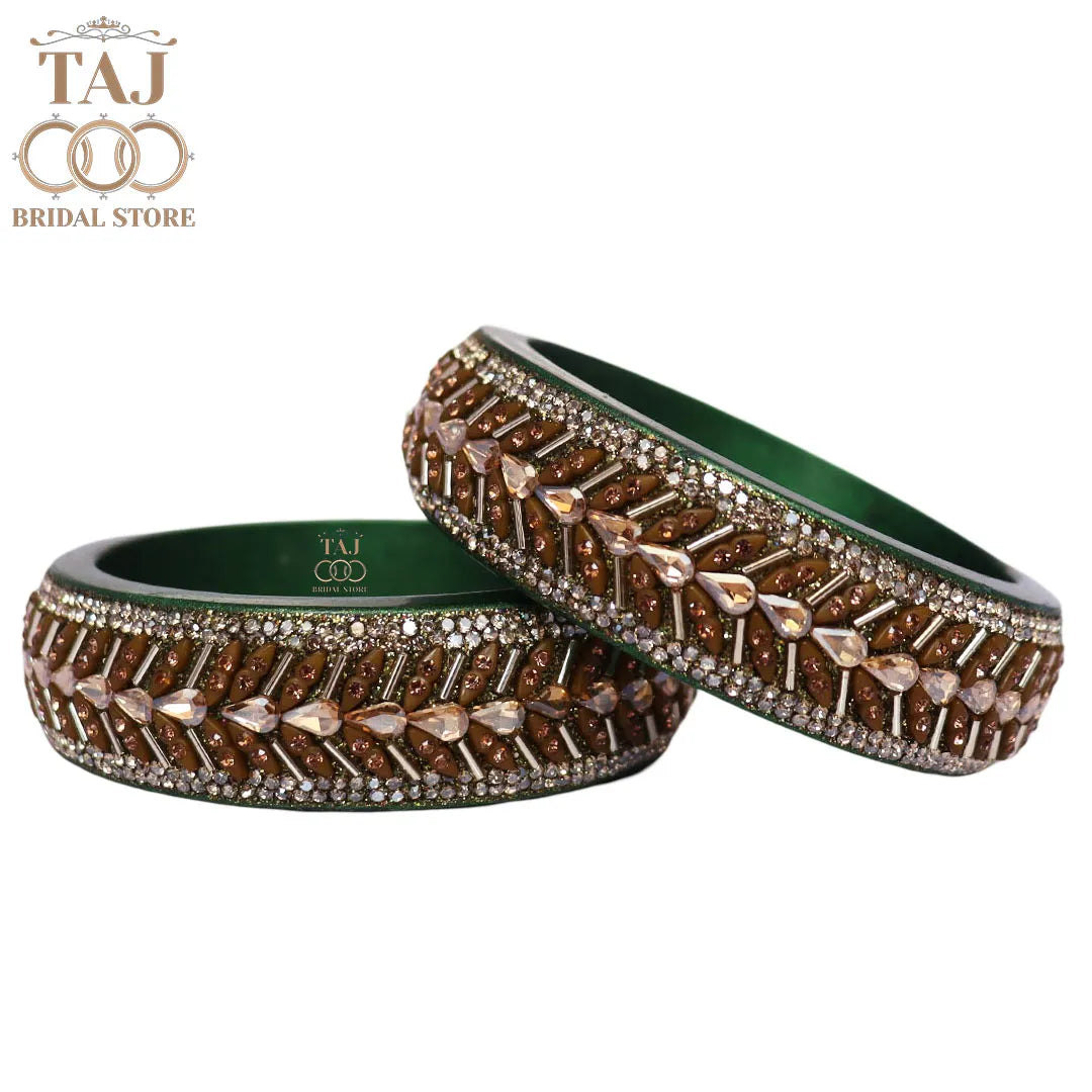Jaipuri Fancy Lac Kada Bangles in Latest Kundan Design