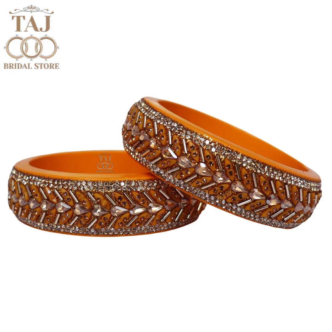 Jaipuri Fancy Lac Kada Bangles in Latest Kundan Design