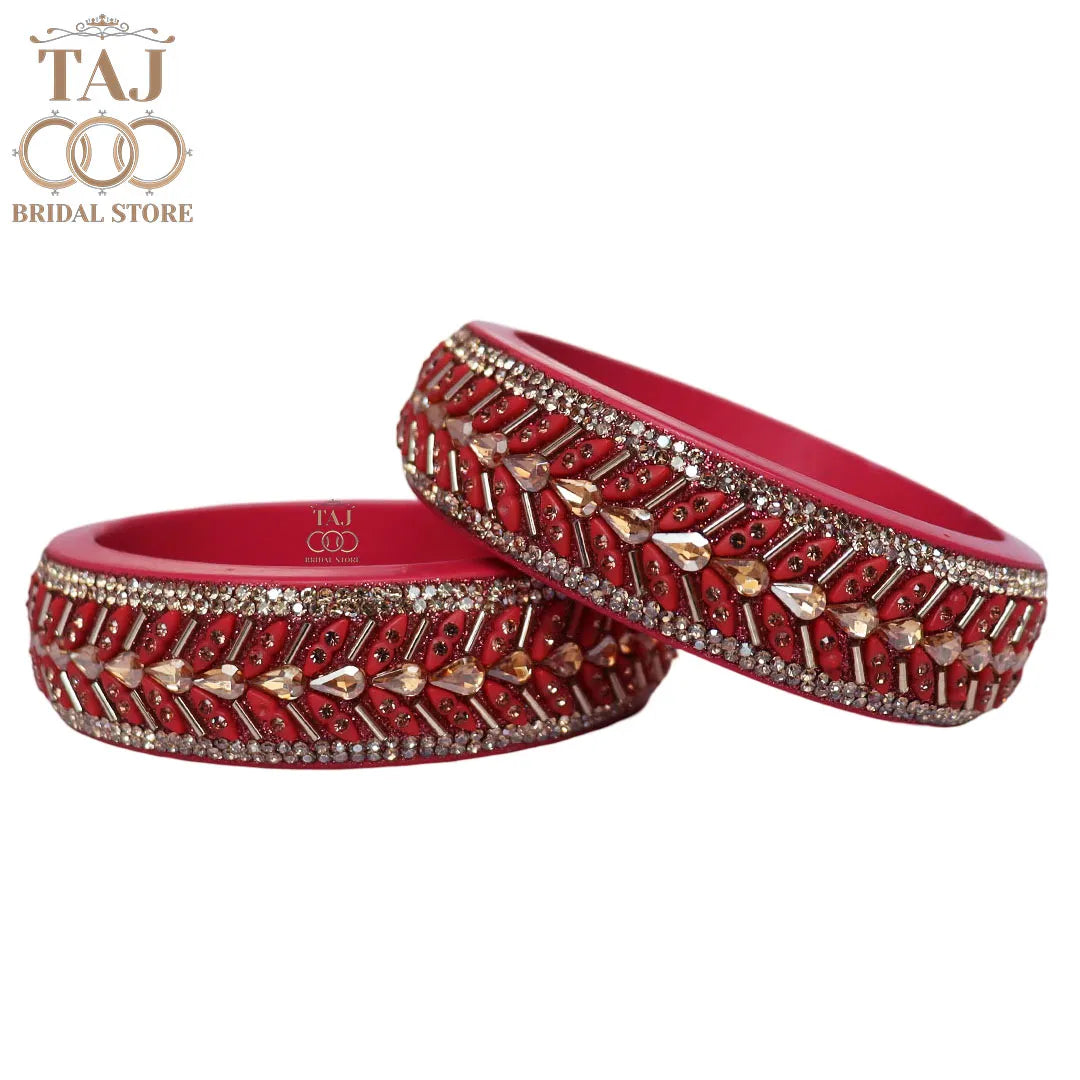 Jaipuri Fancy Lac Kada Bangles in Latest Kundan Design