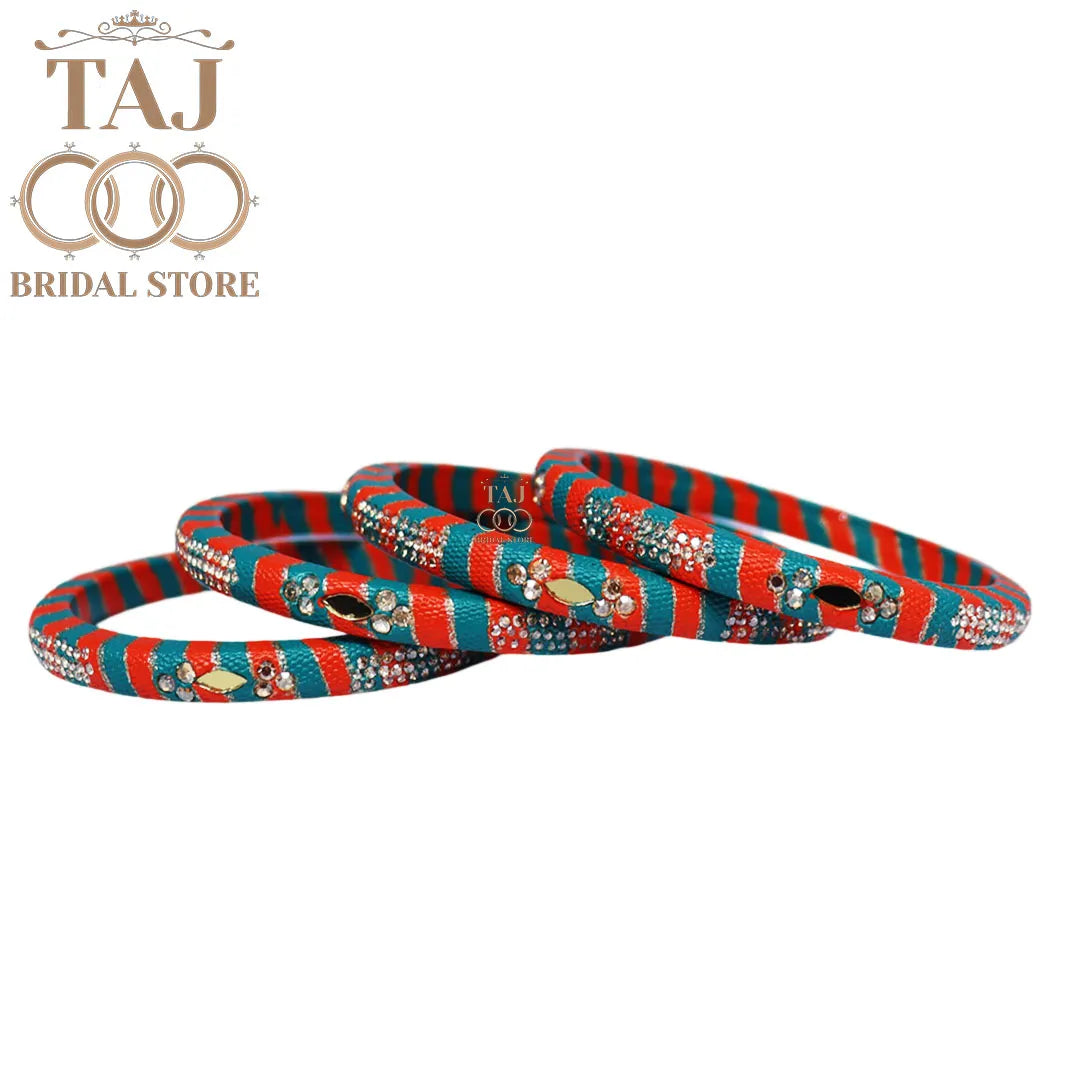 Traditional Indian bangles with a modern twist (Set of 2)