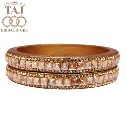 Rajasthani Kundan Lac Kada Bangles with Best Kundan Design