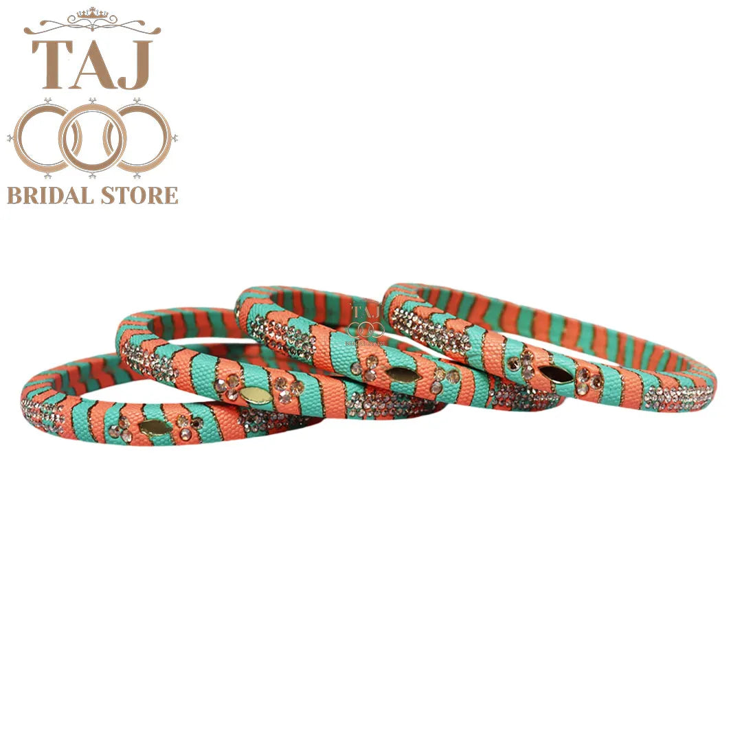 Traditional Indian bangles with a modern twist (Set of 2)