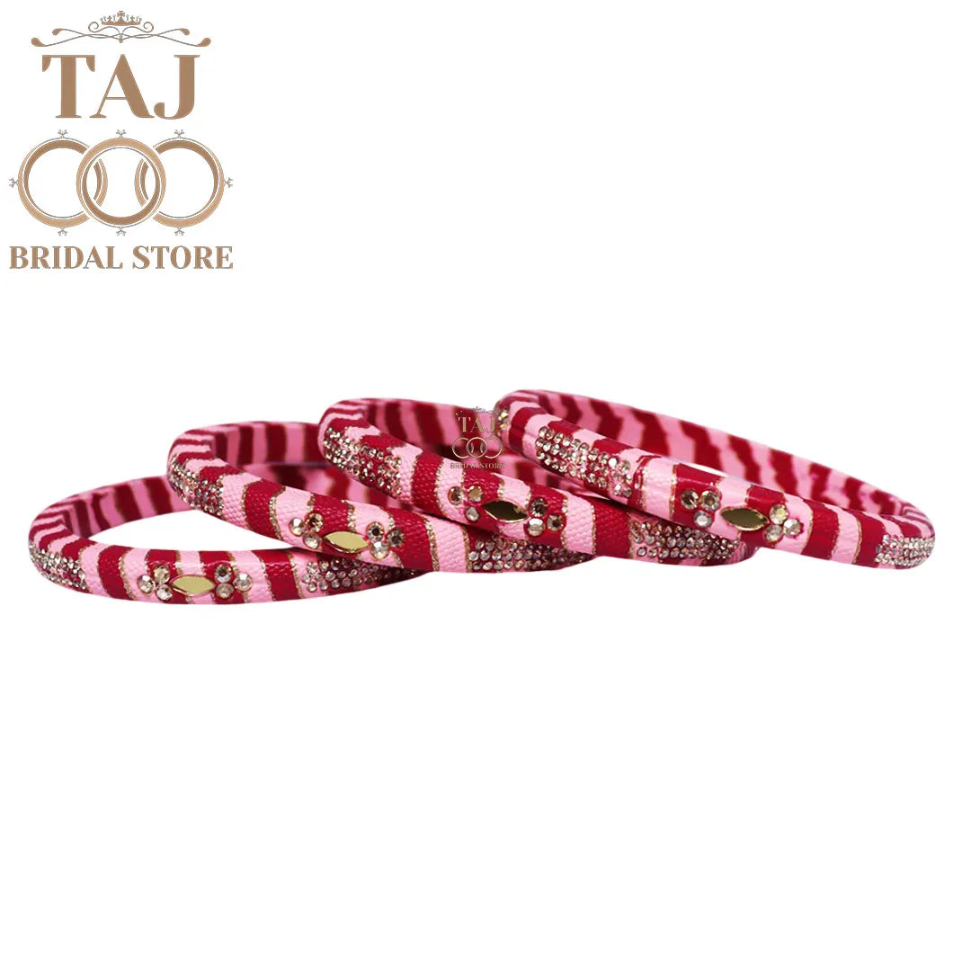 Traditional Indian bangles with a modern twist (Set of 2)