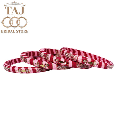 Traditional Indian bangles with a modern twist (Set of 2)