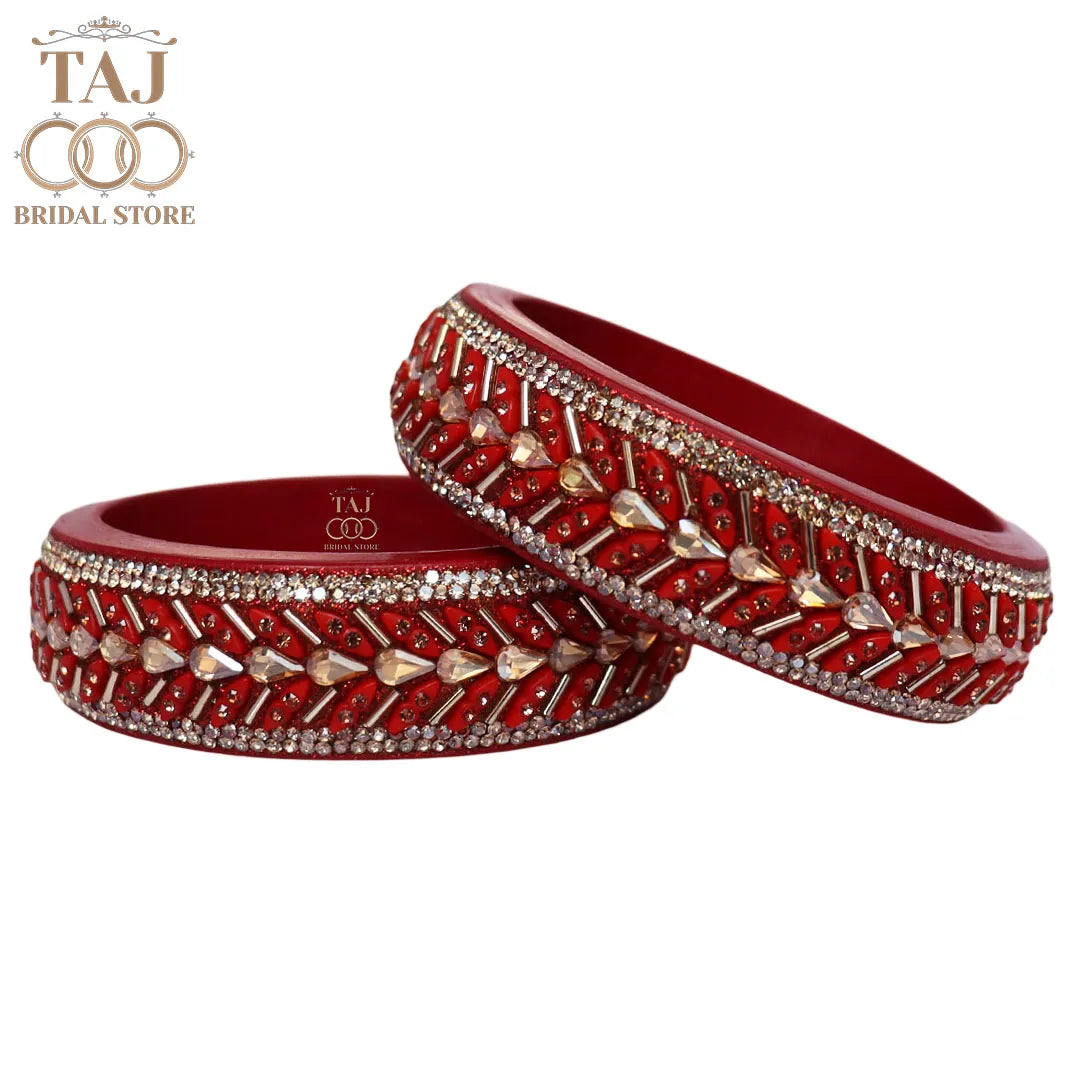 Jaipuri Fancy Lac Kada Bangles in Latest Kundan Design
