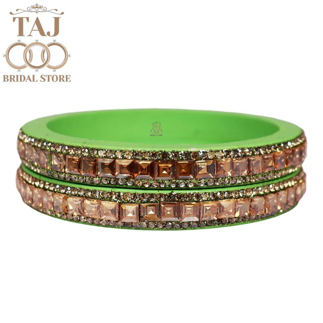 Rajasthani Kundan Lac Kada Bangles with Best Kundan Design